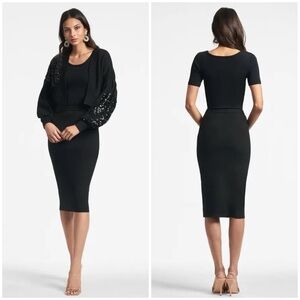 SACHIN + BABI Louisa Knit Skirt In Black